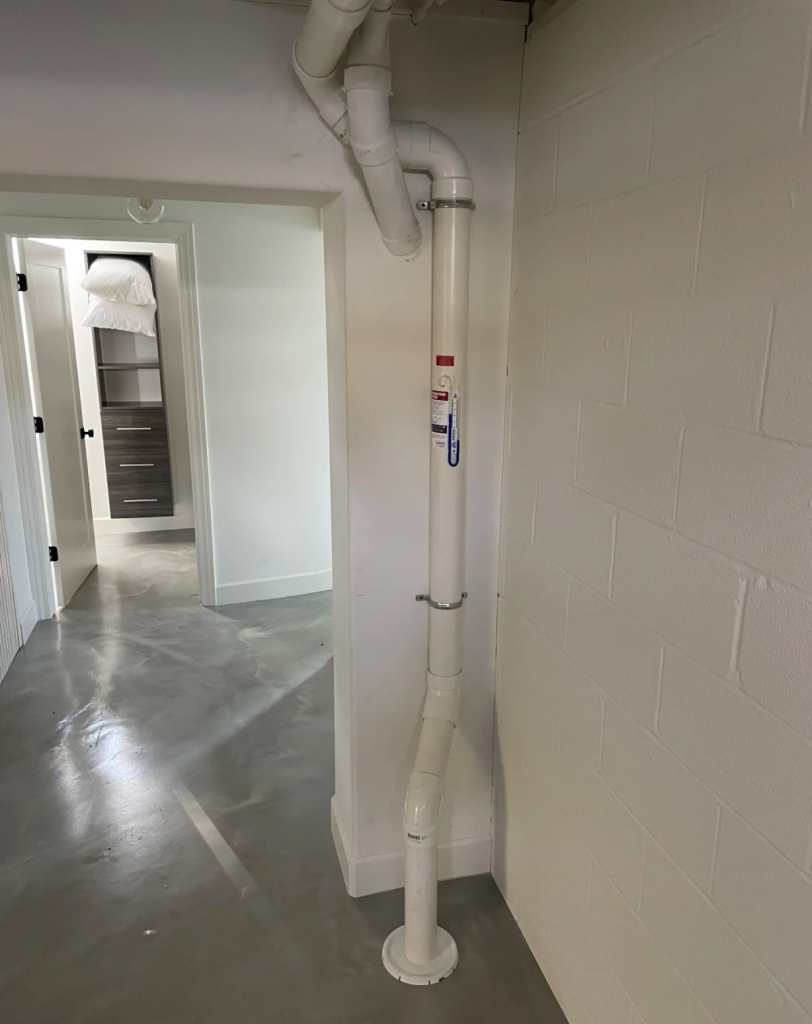 Gallery Detail: Radon Testing Mitigation System Install Michigan Indiana